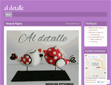 Tablet Screenshot of aldetalle.wordpress.com