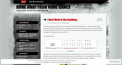 Desktop Screenshot of homeawayfromhomegames.wordpress.com