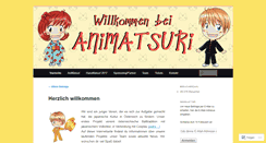 Desktop Screenshot of animatsuriverein.wordpress.com