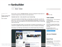 Tablet Screenshot of fanbuilder.wordpress.com