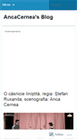 Mobile Screenshot of ancacernea.wordpress.com