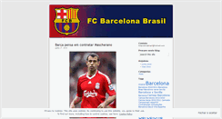 Desktop Screenshot of fcbarcelonabrasil.wordpress.com