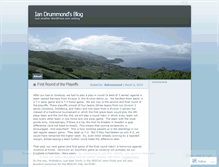 Tablet Screenshot of iandrummond.wordpress.com