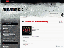 Tablet Screenshot of abitamanmusic.wordpress.com