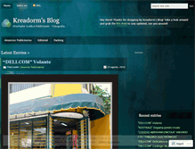Tablet Screenshot of kreadorm.wordpress.com