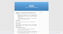 Desktop Screenshot of msius.wordpress.com