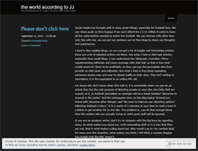 Tablet Screenshot of jjabbal.wordpress.com