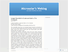 Tablet Screenshot of microsolar.wordpress.com