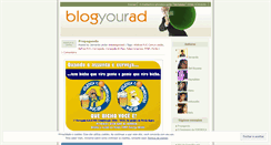 Desktop Screenshot of blogyourad.wordpress.com
