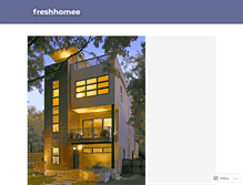 Tablet Screenshot of freshhomee.wordpress.com