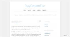 Desktop Screenshot of daydreamelle.wordpress.com