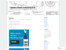Tablet Screenshot of catedrad3.wordpress.com