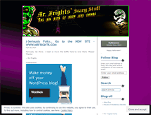 Tablet Screenshot of mrfrights.wordpress.com