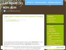 Tablet Screenshot of lasnenasdelblinblin.wordpress.com