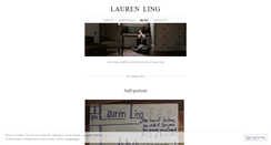 Desktop Screenshot of laurenling.wordpress.com