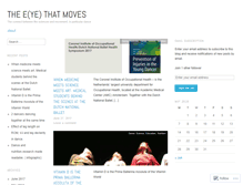 Tablet Screenshot of dancescience.wordpress.com