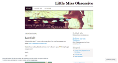 Desktop Screenshot of littlemissobsessivexo.wordpress.com