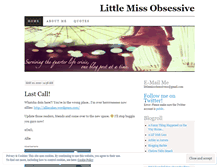 Tablet Screenshot of littlemissobsessivexo.wordpress.com