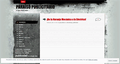 Desktop Screenshot of paraisopublicitario.wordpress.com