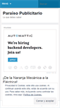 Mobile Screenshot of paraisopublicitario.wordpress.com