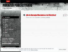 Tablet Screenshot of paraisopublicitario.wordpress.com