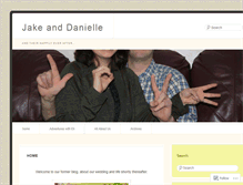 Tablet Screenshot of danielleandjacob.wordpress.com