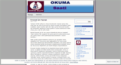 Desktop Screenshot of okumasaati.wordpress.com