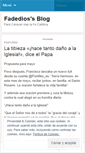 Mobile Screenshot of fadedios.wordpress.com