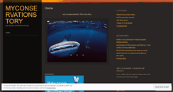 Desktop Screenshot of myconservationstory.wordpress.com