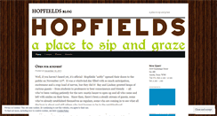 Desktop Screenshot of hopfields.wordpress.com