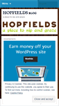 Mobile Screenshot of hopfields.wordpress.com