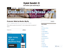 Tablet Screenshot of caelestis.wordpress.com