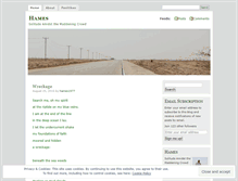 Tablet Screenshot of hames1977.wordpress.com