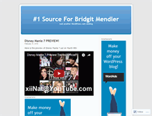 Tablet Screenshot of bridgitmendler.wordpress.com