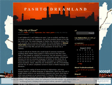 Tablet Screenshot of pashtodreamland.wordpress.com