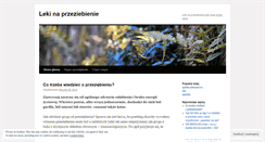 Desktop Screenshot of lekinaprzeziebienie.wordpress.com