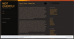 Desktop Screenshot of notovertly.wordpress.com