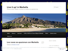 Tablet Screenshot of blogliveitupinmarbella.wordpress.com