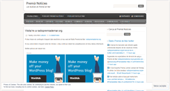 Desktop Screenshot of premianoticies.wordpress.com