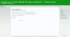 Desktop Screenshot of class4eastwoldblog.wordpress.com
