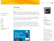 Tablet Screenshot of dannyboyone.wordpress.com