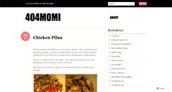 Desktop Screenshot of 404momi.wordpress.com