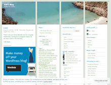 Tablet Screenshot of happyfeli.wordpress.com
