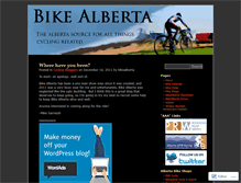 Tablet Screenshot of bikealberta.wordpress.com