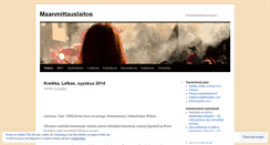 Desktop Screenshot of maanmittauslaitos.wordpress.com