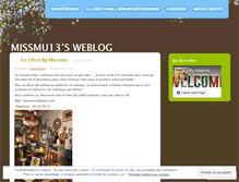 Tablet Screenshot of missmu13.wordpress.com