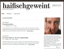 Tablet Screenshot of haifischgeweint.wordpress.com
