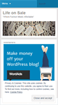 Mobile Screenshot of livingonsale.wordpress.com