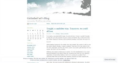 Desktop Screenshot of girlinthecurl.wordpress.com