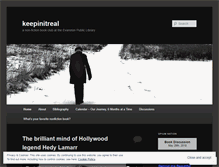 Tablet Screenshot of keepinitrealevanston.wordpress.com